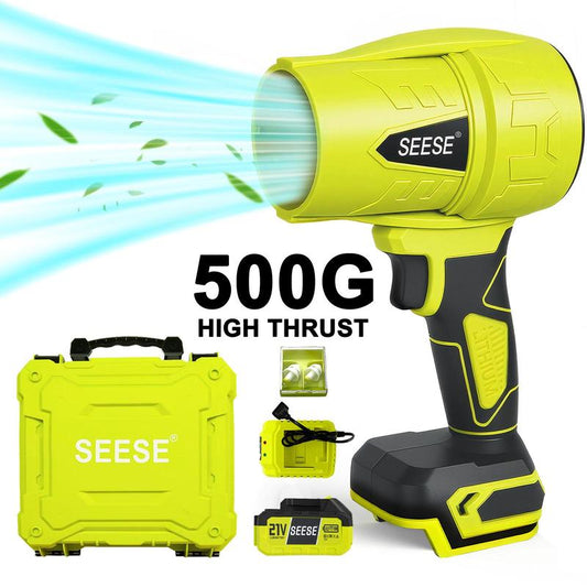 SEESE Cordless Turbo Jet Blower, Handheld Dryer for Car Cleaning, Dust Removal & Garden Use